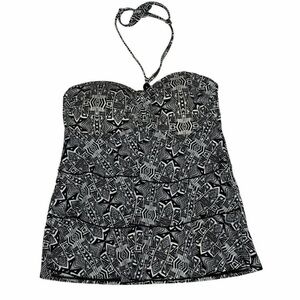 A Shore fit. Tiered tankini top. Size 12